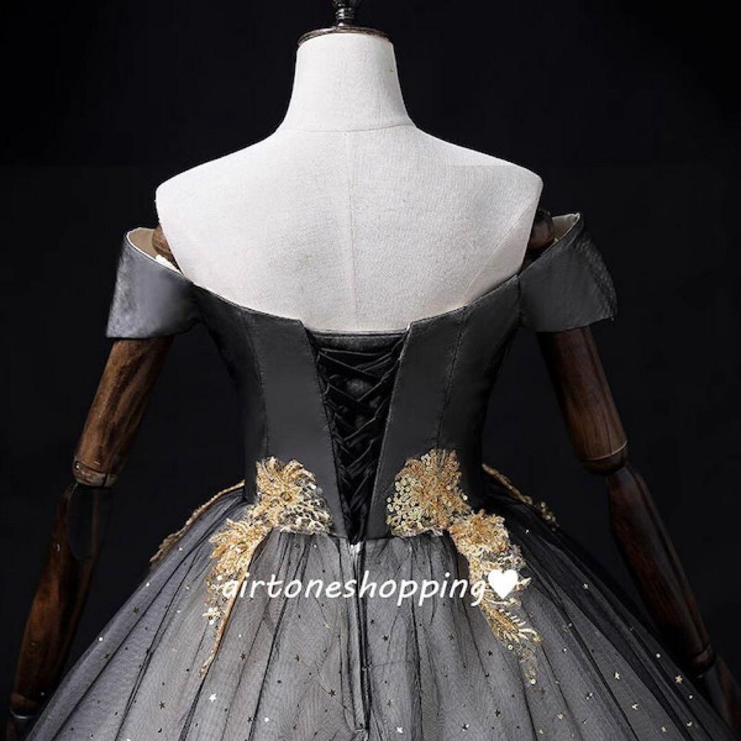 イブニングドレス ロングドレス ブラック 文化祭