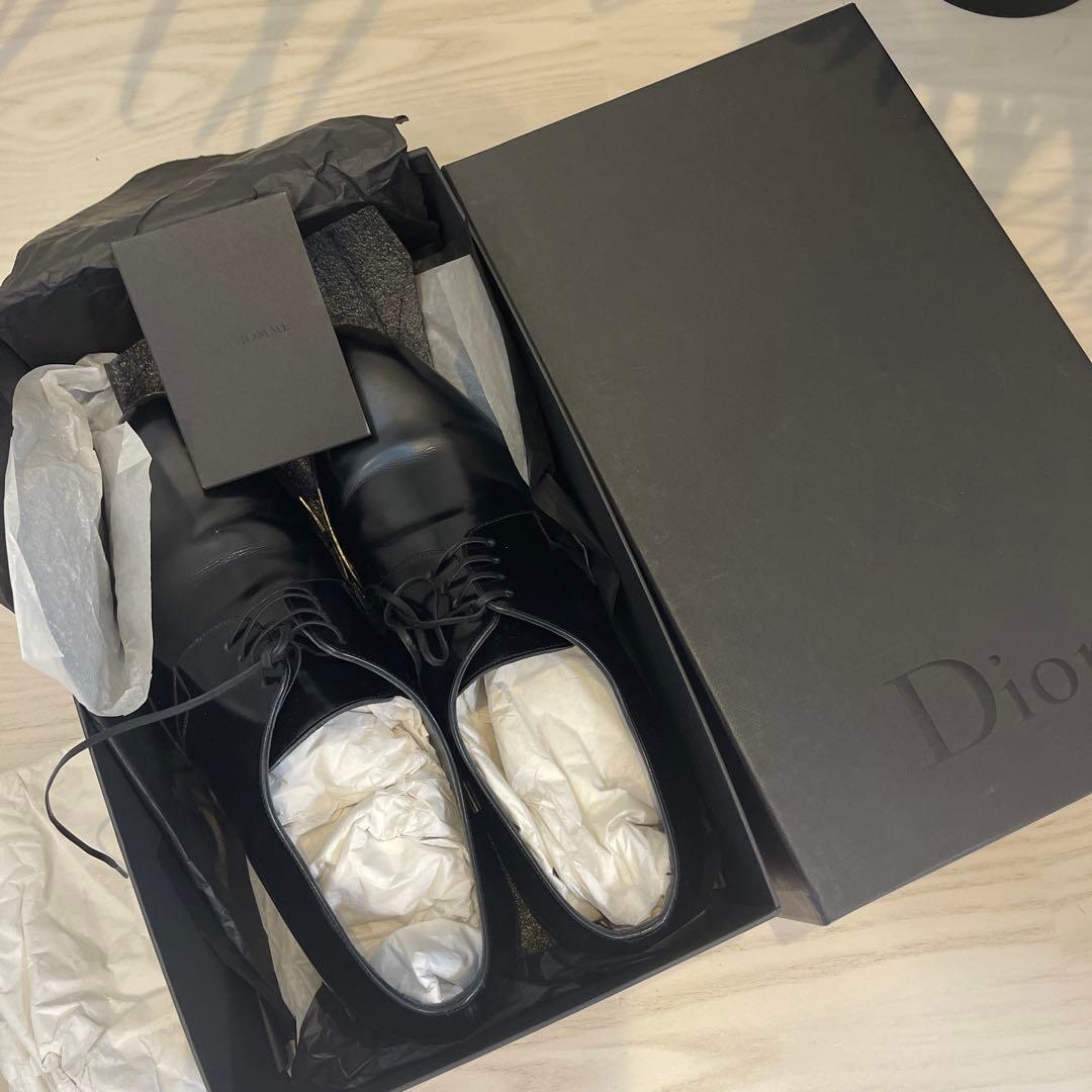 Dior HOMME パテントレザー ドレスシューズ黒 43(27cm)エナメル
