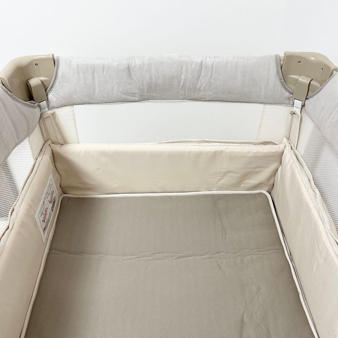 Aprica ココネルエアープラス AB 折りたたみ ベビーベッド 取扱説明書付