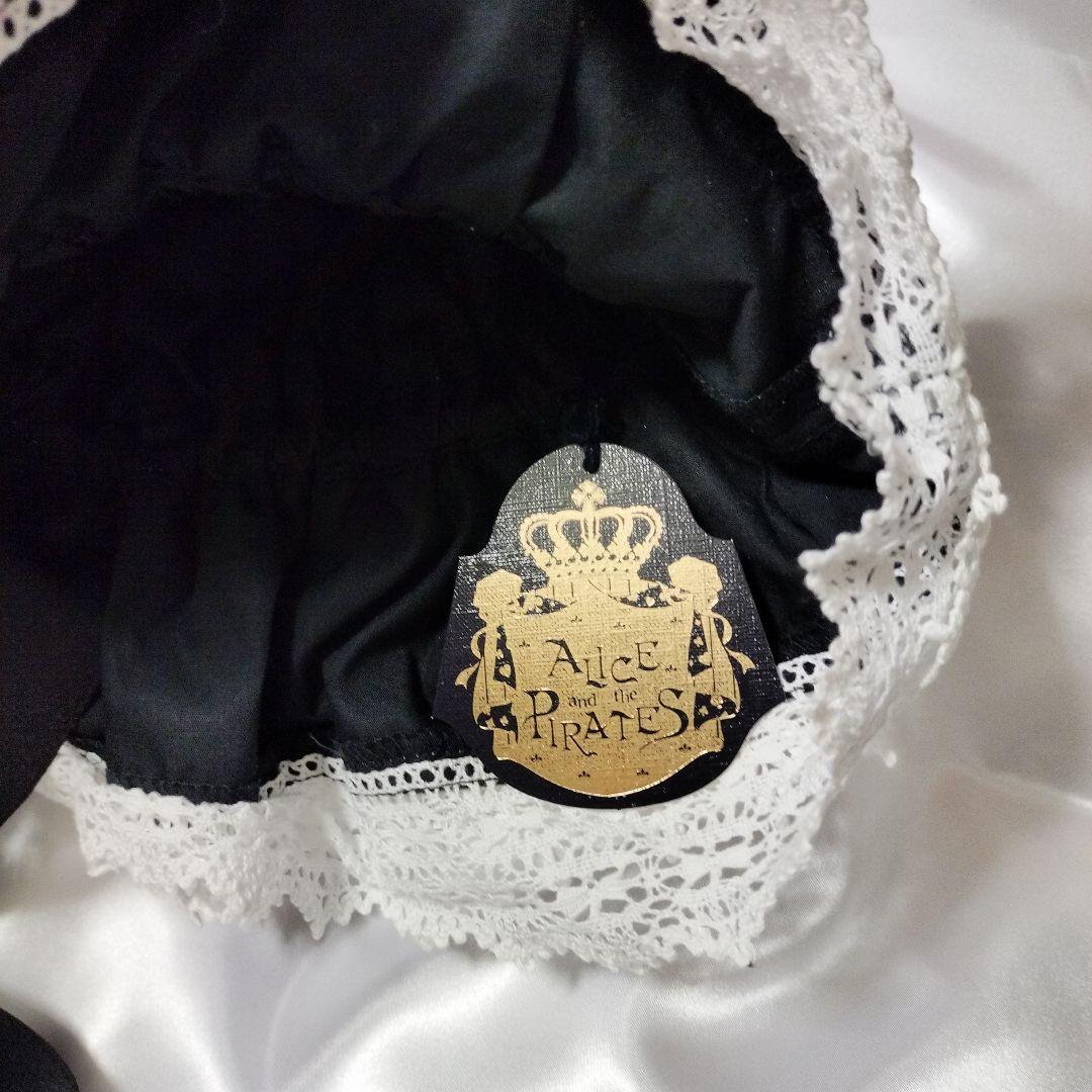 タグ付き未使用 メイドキャップ ボンネット ロリータ ヘッドドレス