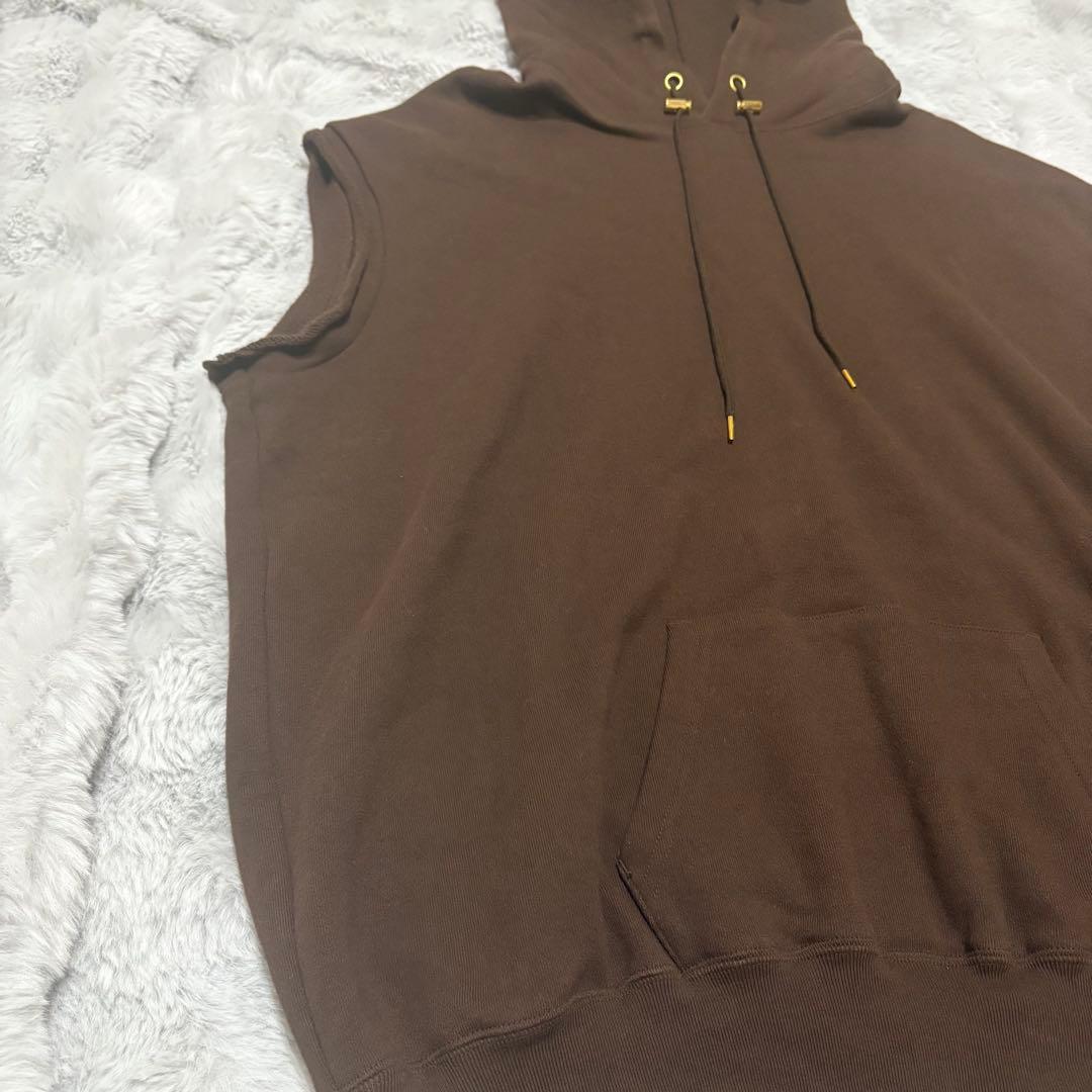 名品♡ 【アパルトモン別注】AMERICANA フードスウェット ブラウン