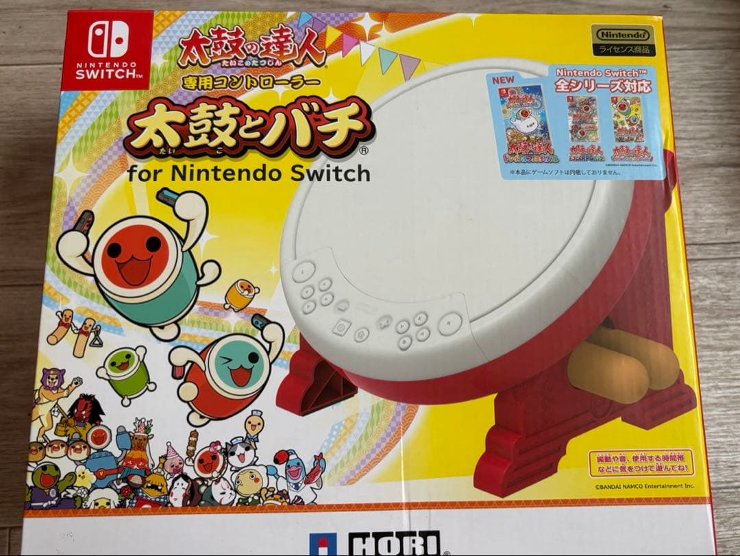 NintendoSwitch 太鼓の達人 ソフト&太鼓とバチセット