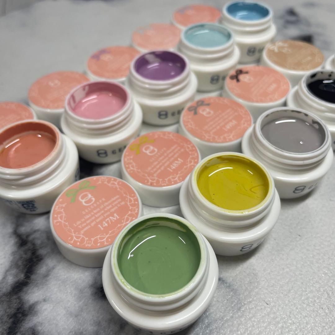 GELGRAPH アートカラー　ジェルネイルセット 10色　まとめ売り　21