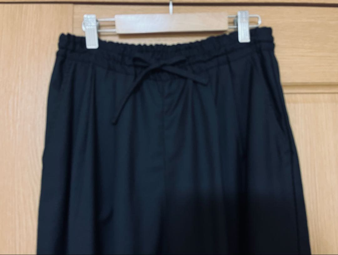 新品　ドゥファミリィ　ツイルタックイージーパンツ　ブラック