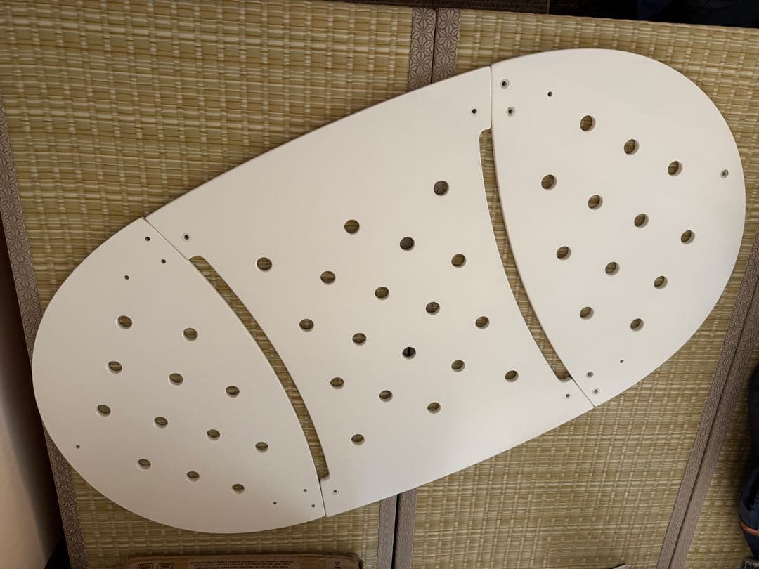 ストッケ　STOKKE　ホワイト　スリーピー　円形ベビーベッド 拡張パーツあり