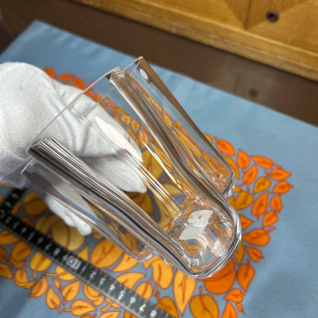 イッタラ　アルヴァ・アアルト　クリア　95ミリ フラワーベース　美品