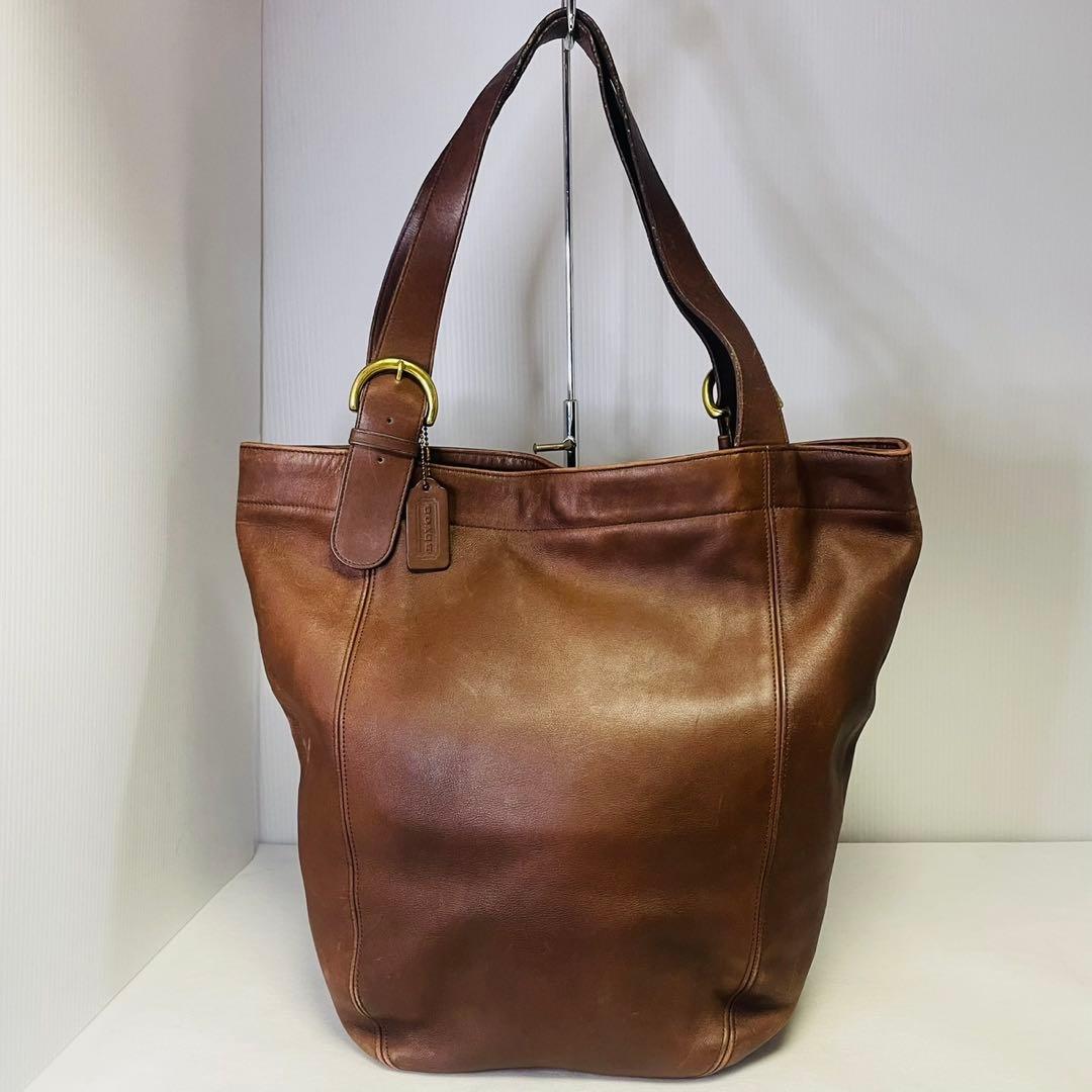 COACH オールドコーチ レザー　トートバッグ ハンドバッグ ビンテージ