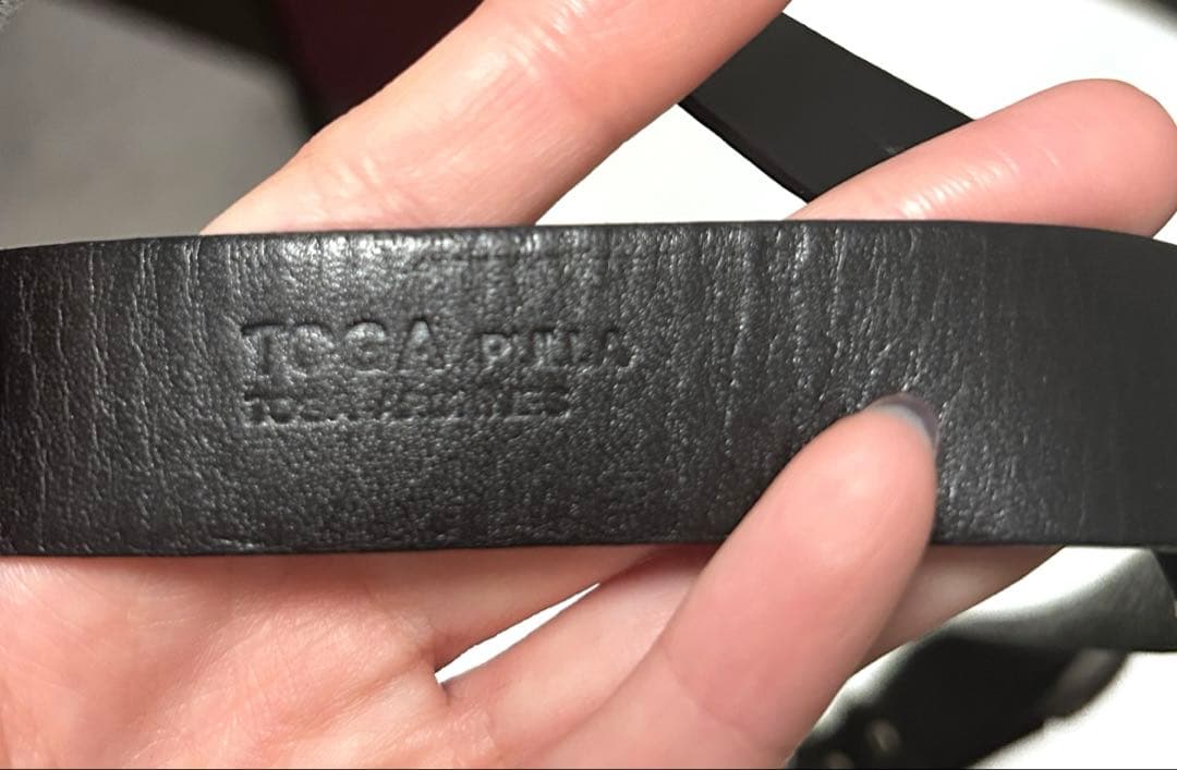 R*す様 Toga pulla l buckle leather bel