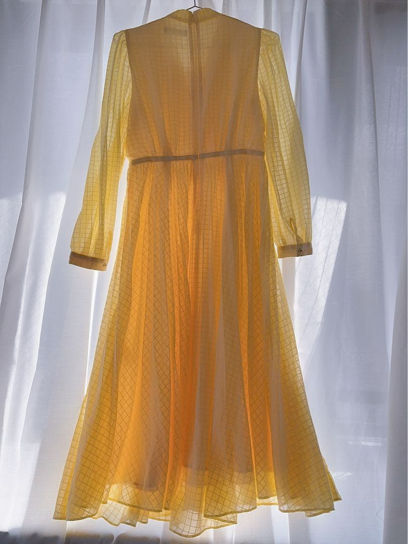 [セルフォード] シアーチェックタイワンピース CWFO211101