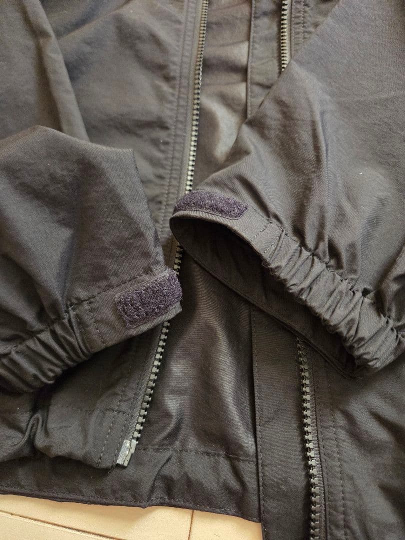 【美品＆最新】THE NORTH FACE ブラックナイロンジャケット　XXL