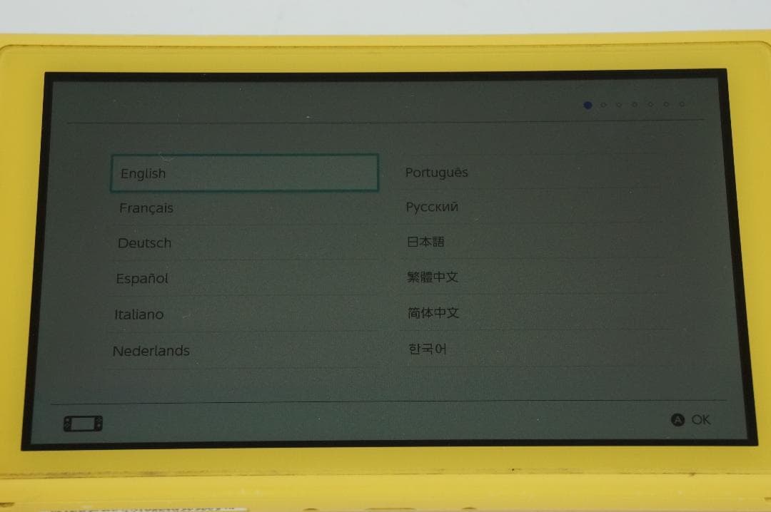 【動作品】ニンテンドースイッチライト イエロー 本体 Switch Lite 1