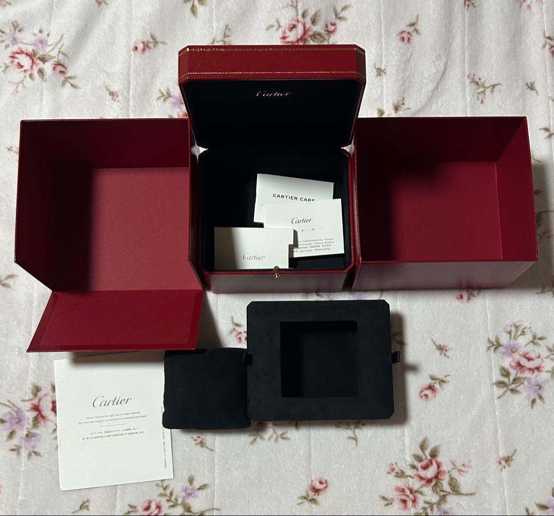 即発送 カルティエ 時計 空箱 赤箱 最新版 アクセサリー 専用箱 2段タイプ