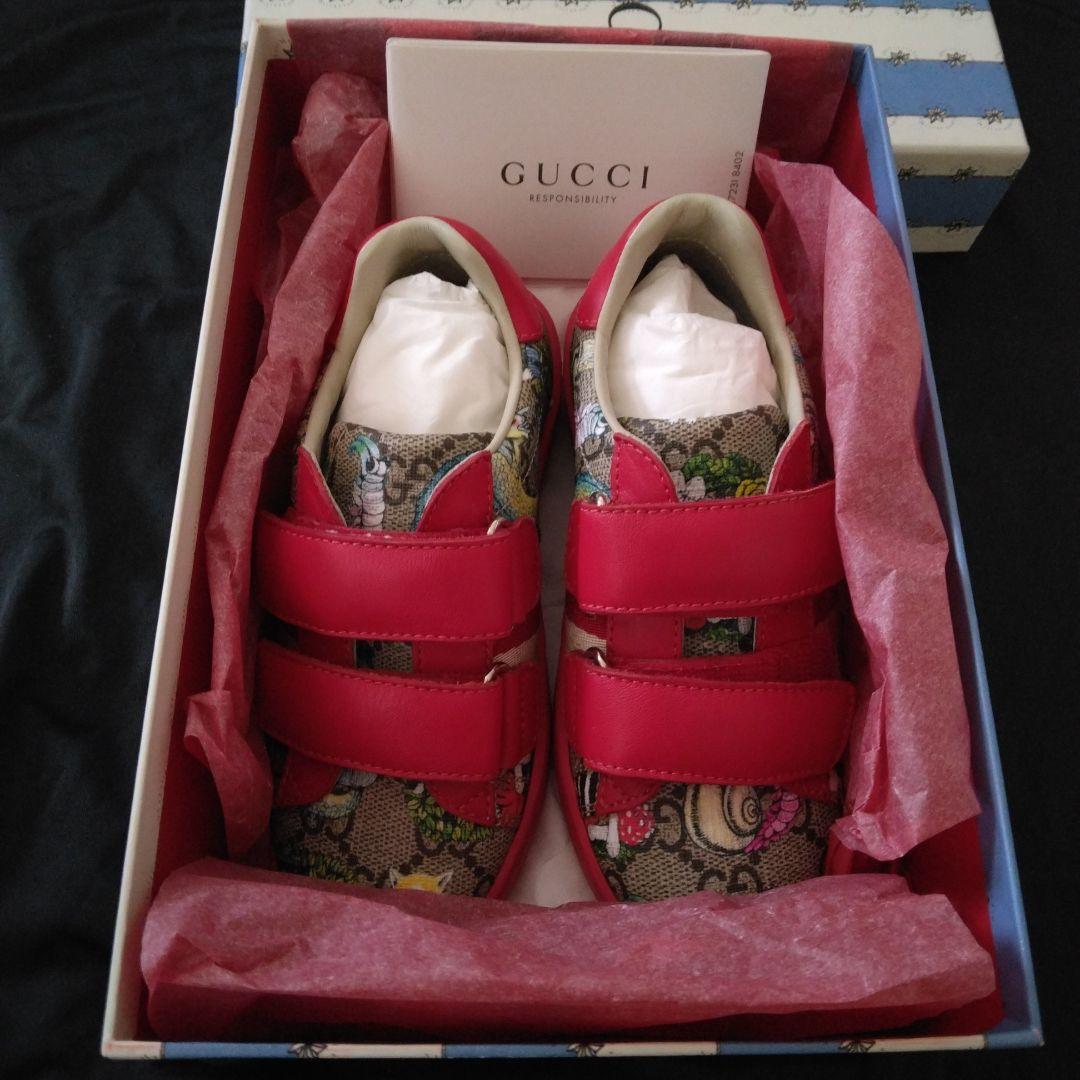 【美品】GUCCI キッズ　スニーカー　27(17.5～18)