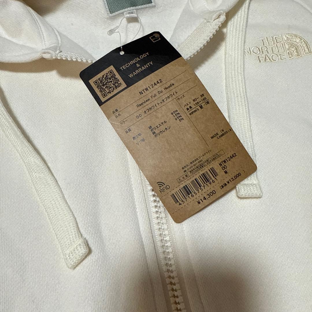 新品‼️ ノースフェイス　リアビューフルジップパーカー NTW12442 M