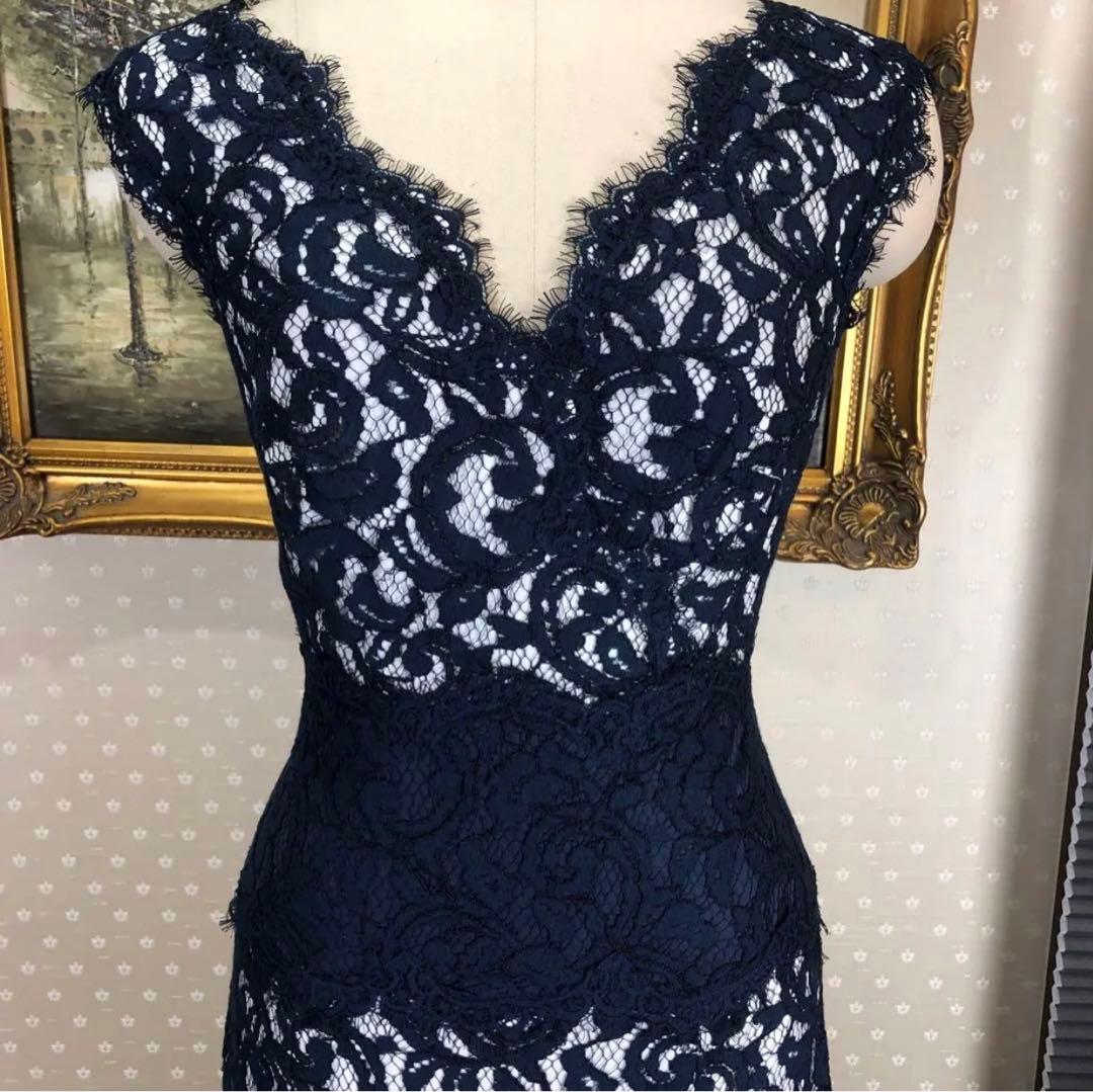 新品☆ TADASHI SHOJI サイズ　S 紺色