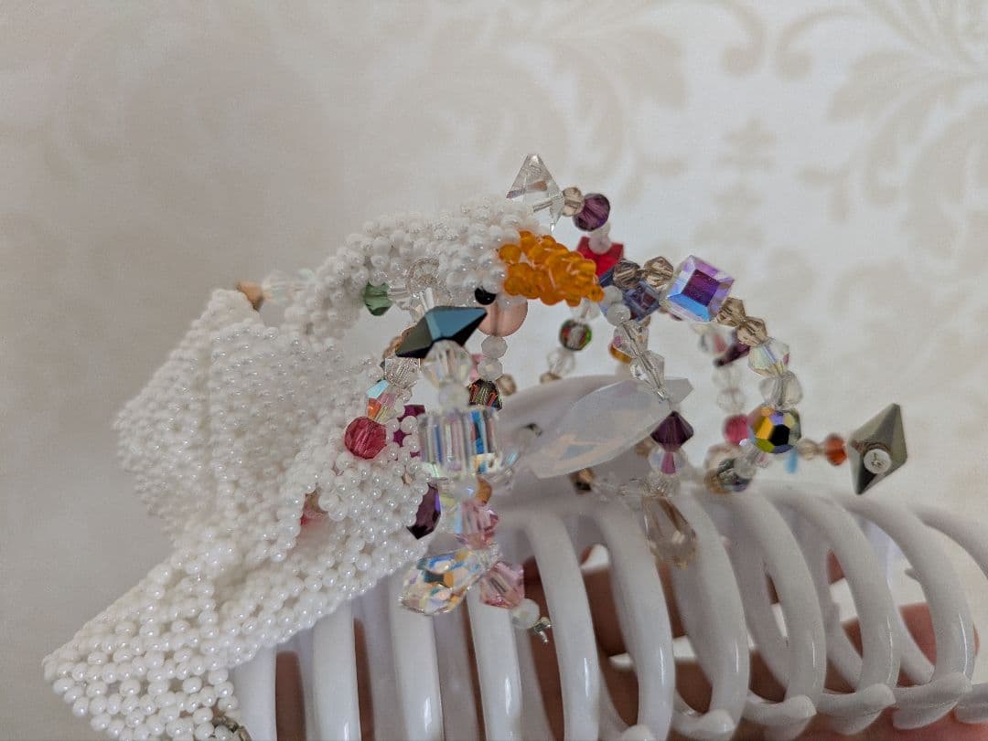 白鳥　ヘアクリップ　LOU DE BETOLY