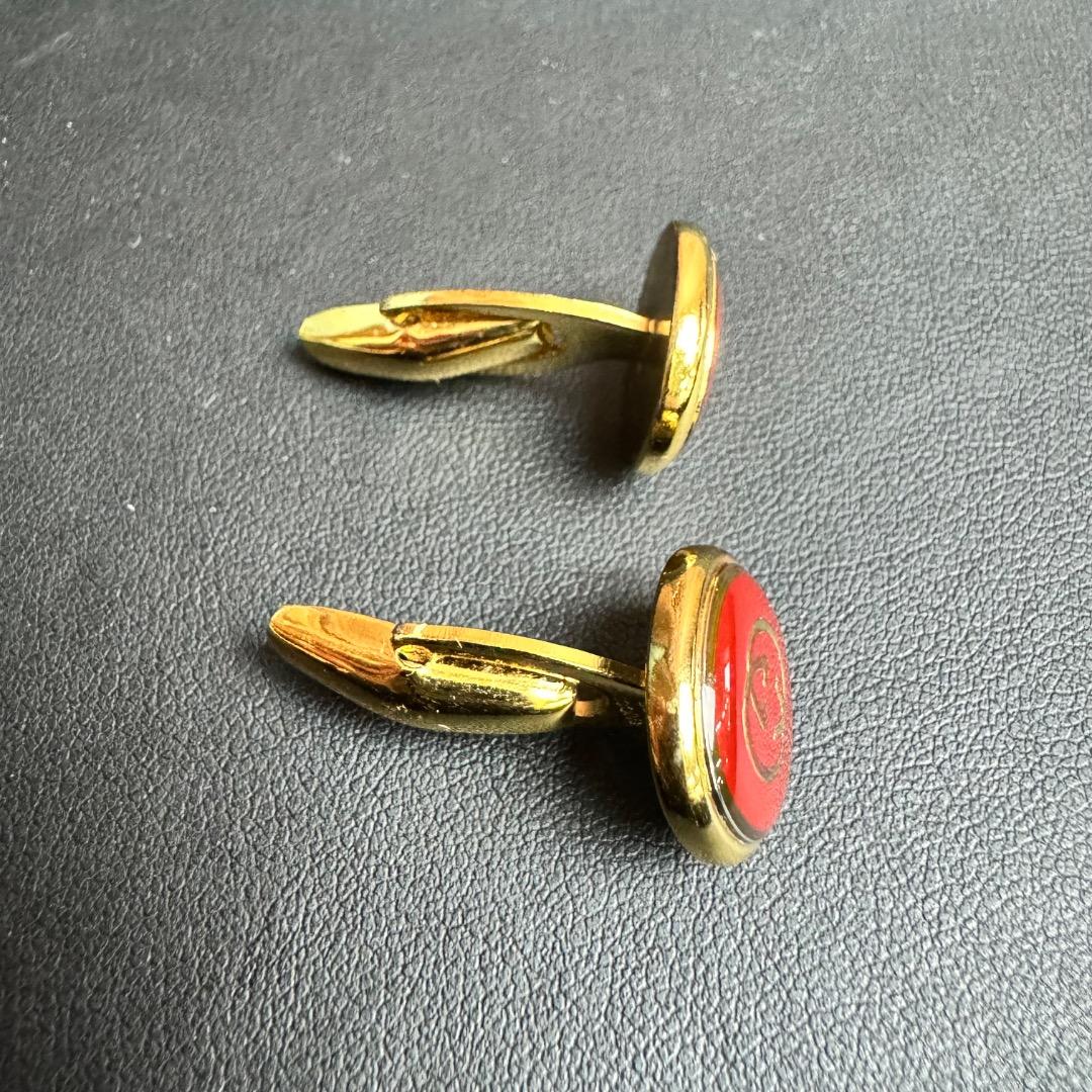 GUCCI グッチ ゴールド ネクタイピン カフス セット ケース付