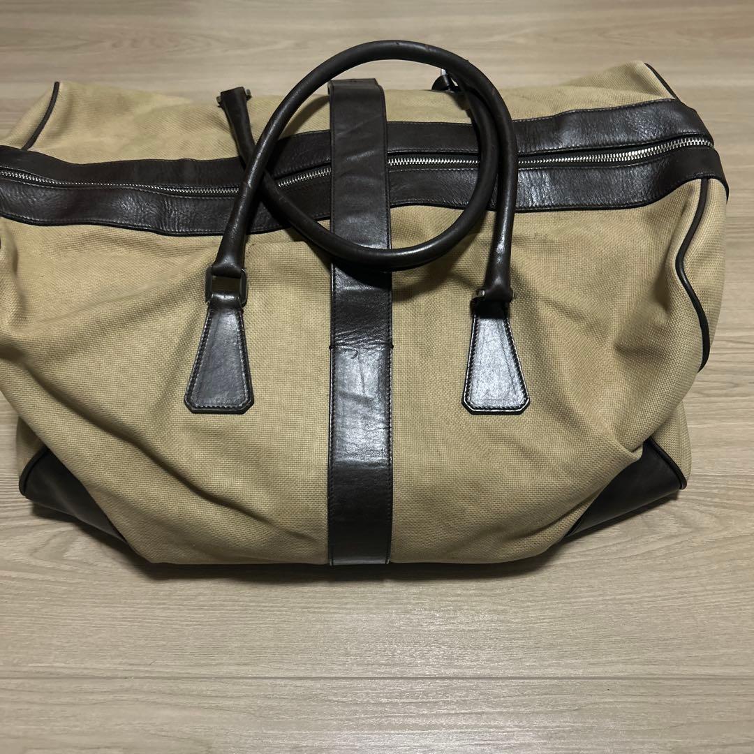 最終値下げ　プラダ ナイロン サフィアーノレザー ボストンバッグ トラベルバッグ