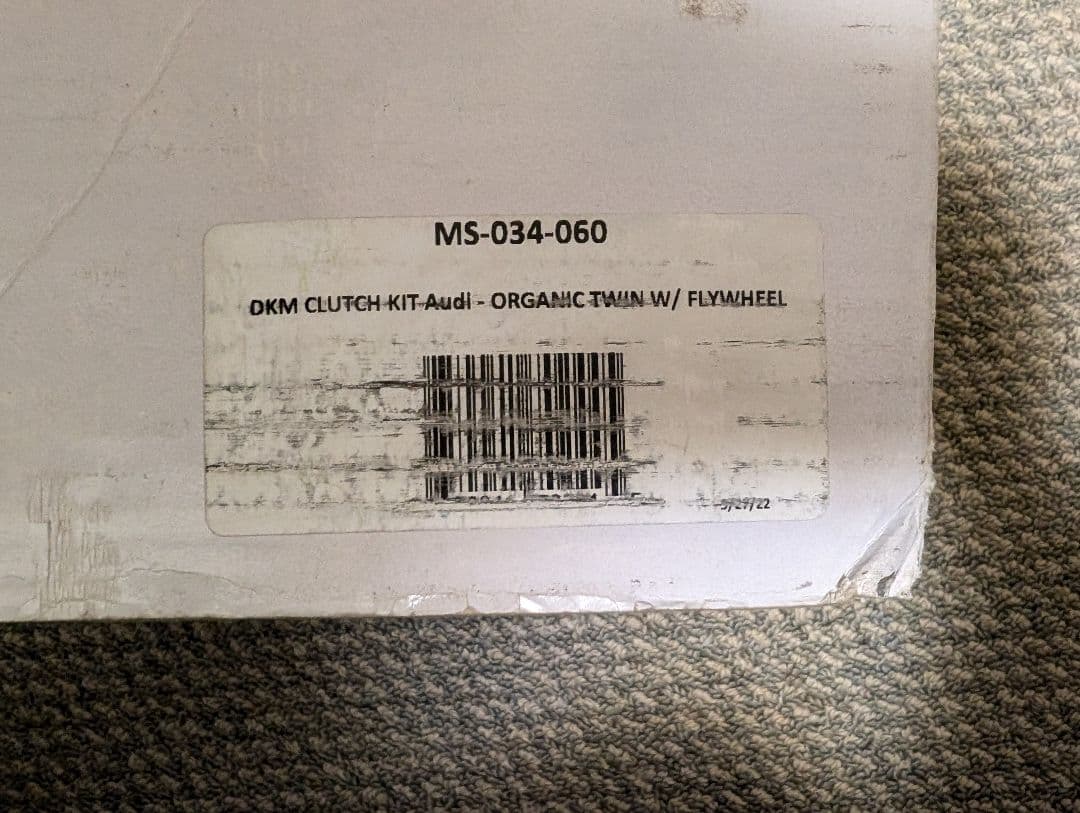 yuzukiゴルフ7R DKM クラッチキット未使用　VW MQB