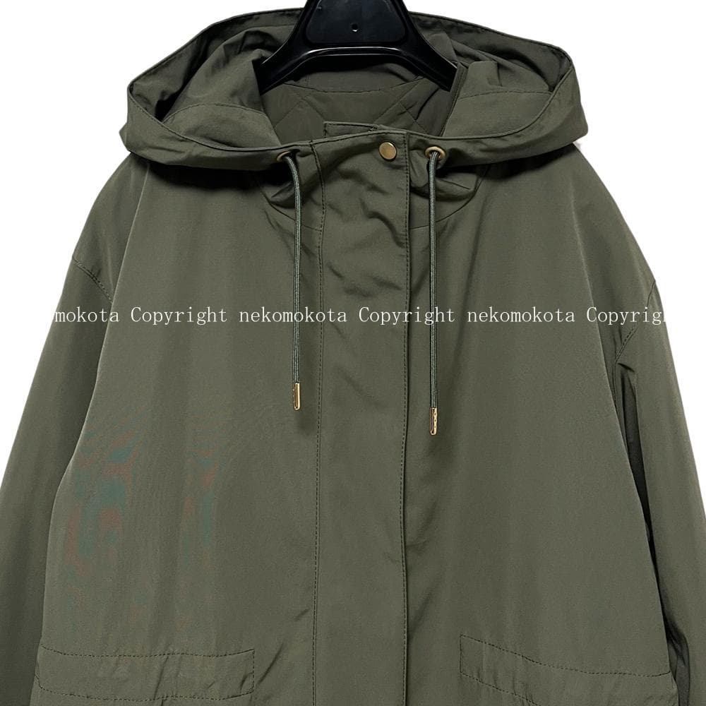美品 23区 ライナー付き マルチウェイアウター 38 カーキ モッズコート