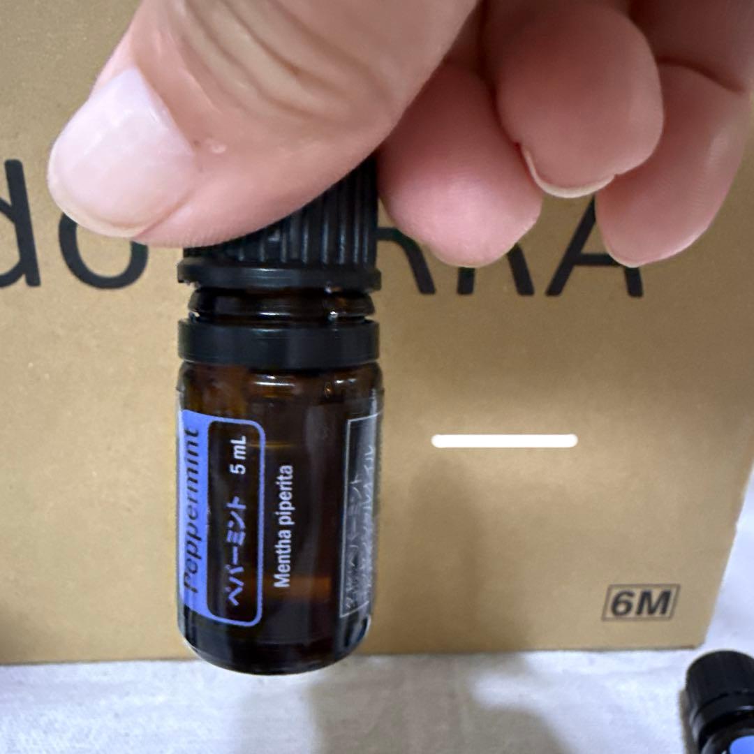 ドテラエッセンシャルオイル 5本セット レモン ゼンジェスト ペパーミント5ml