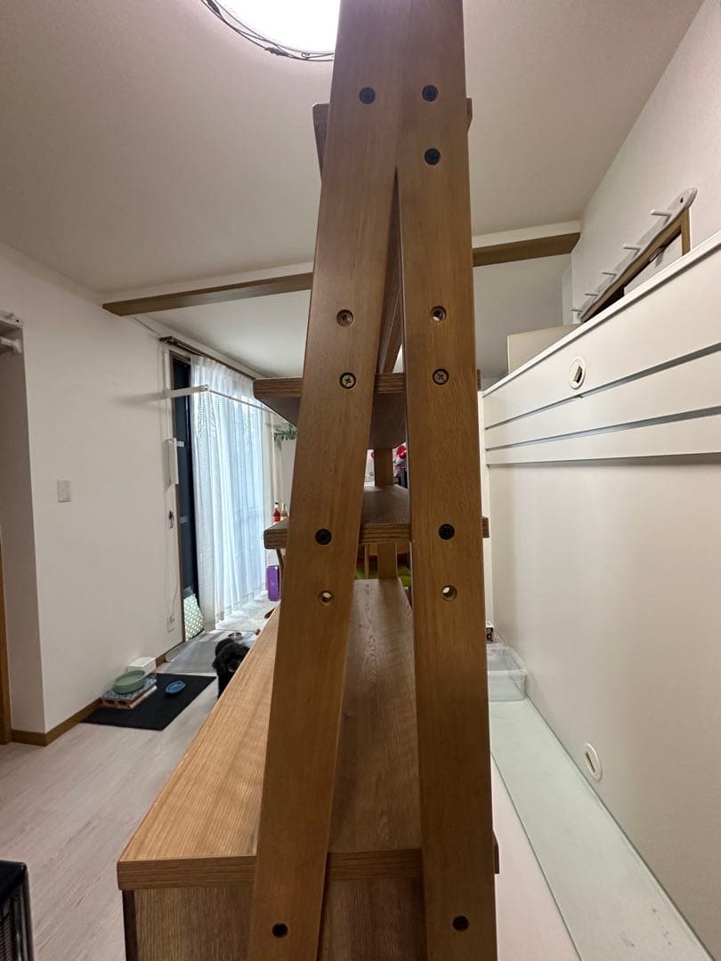 木製シンプルチェスト 5段引き出し付き