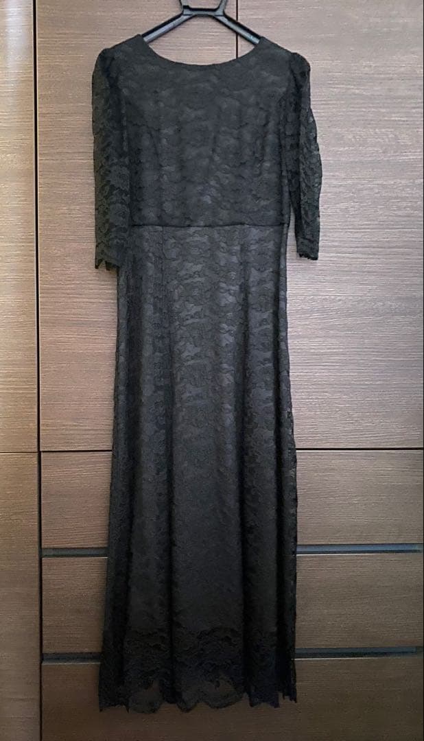 アールズガウン ブラックレースドレス（ボレロ付き）