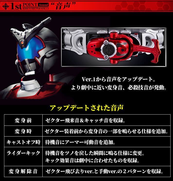 2月限定CSMカブトゼクターver.1.5仮面ライダーカブト変身ベルト