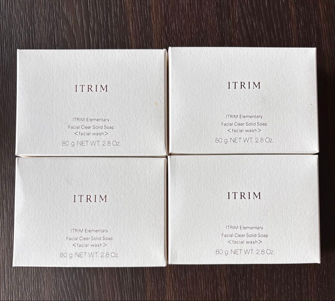 ITRIM フェイシャルクリアソリッドソープ 80g 4個セット　イトリン