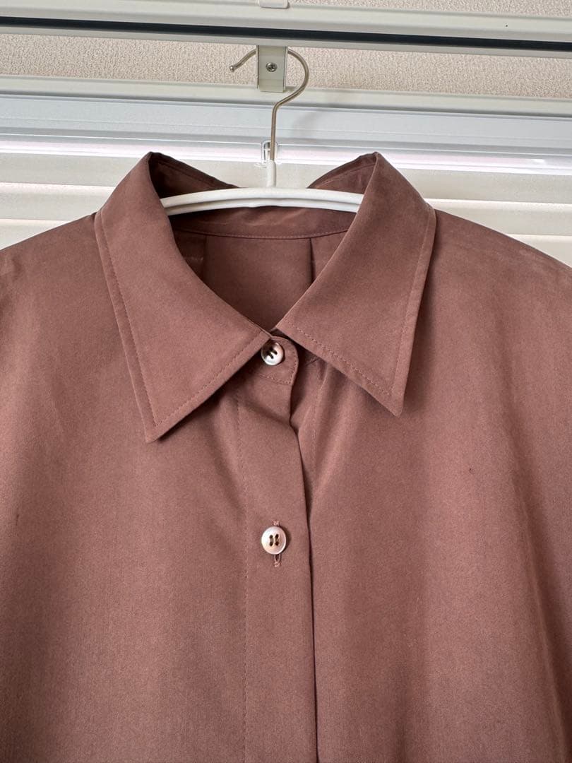 専用　Plage Sway Back Tuck シャツ ブラウン