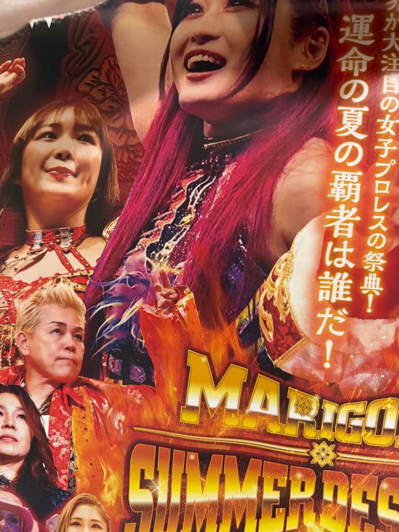 女子プロレス　マリーゴールド　B2ポスター　イヨスカイ　IYO SKY WWE
