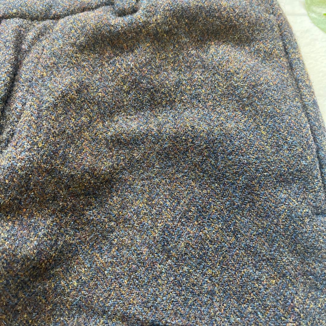 極美品　パラスパレス　ツイードパンツ　サイズ2 ダークブラウン　ウール100%