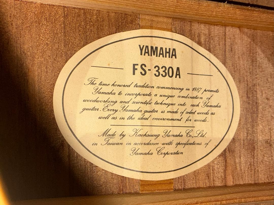 ツボミちゃん　YAMAHA　FS-330A　ソフトケース、ストラップ付き