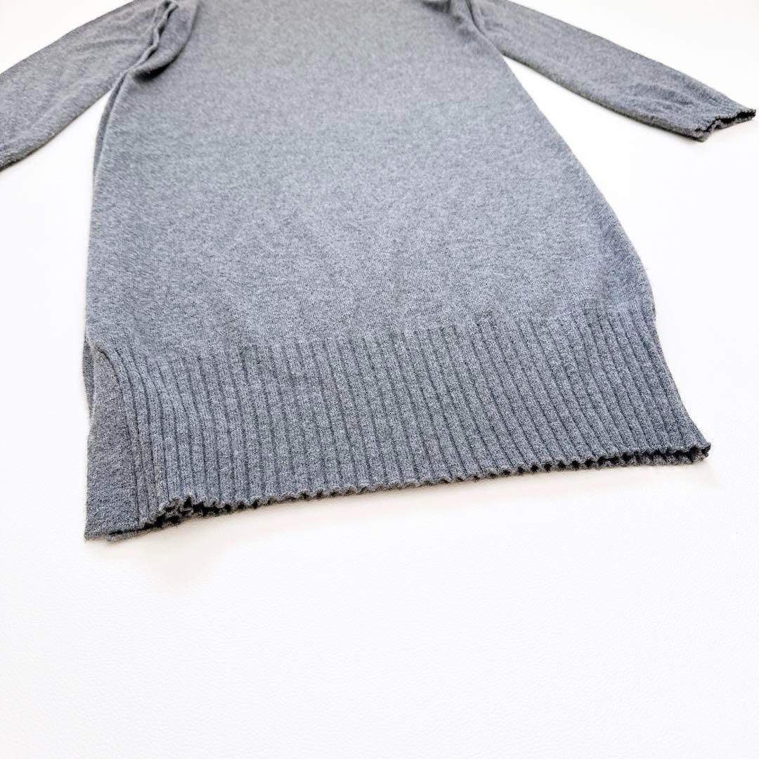 カシミヤ100%✨CIVIDINI デザイン ニット ワンピース XL 42