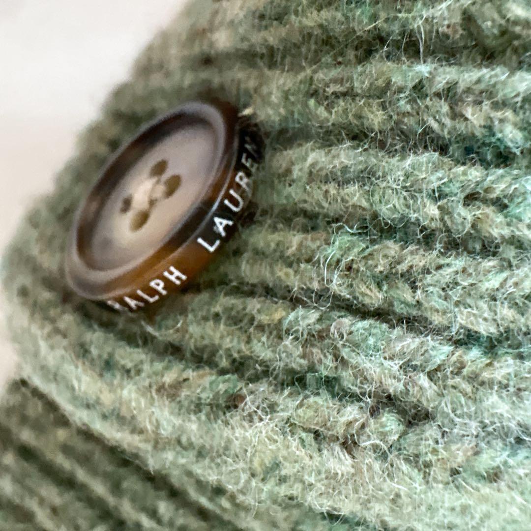 現行 RALPH LAUREN ラルフローレン ケーブル カシミヤ カーディガン