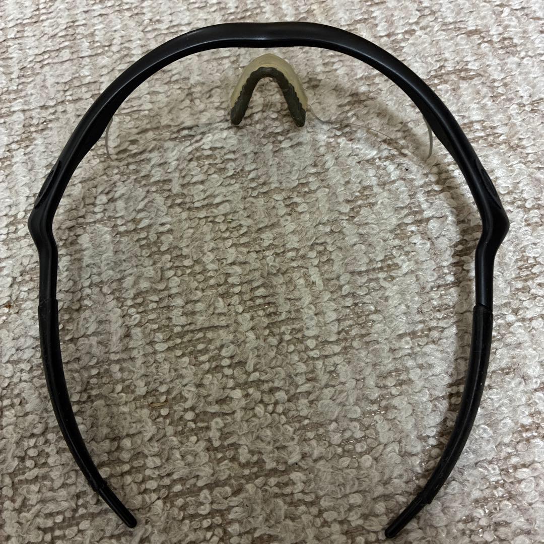 スポーツメガネ ブラック クリアレンズ