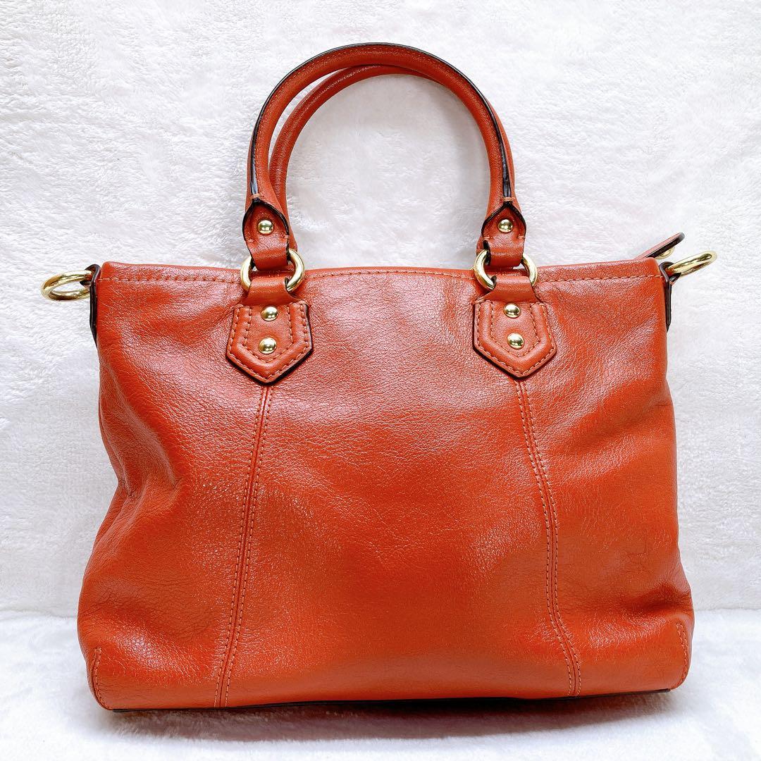 バッグ Coach Ashley Satchel Bag Orange y2k Rare