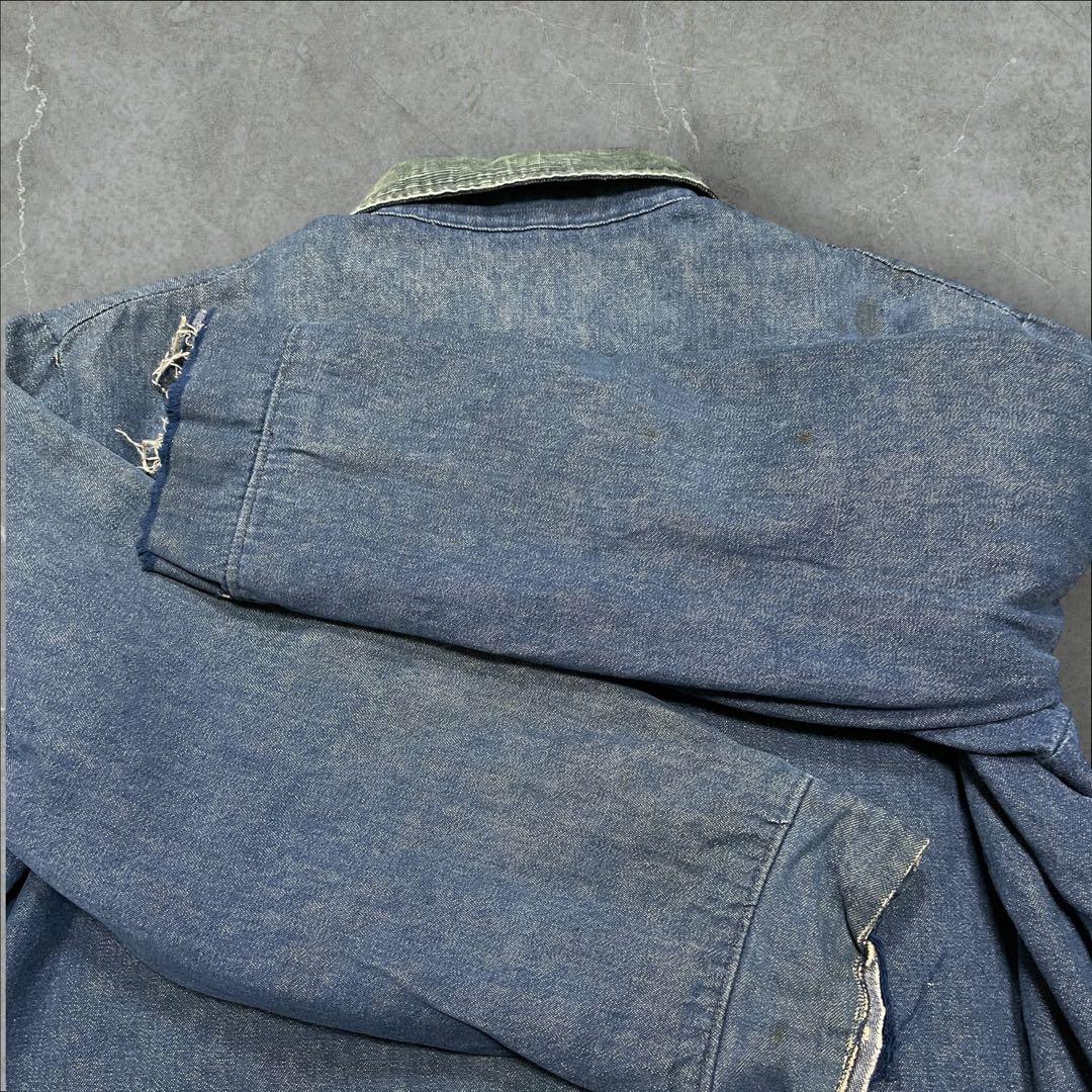 70s ラングラー ブランケット カバーオール ボロ 襤褸 ビンテージ