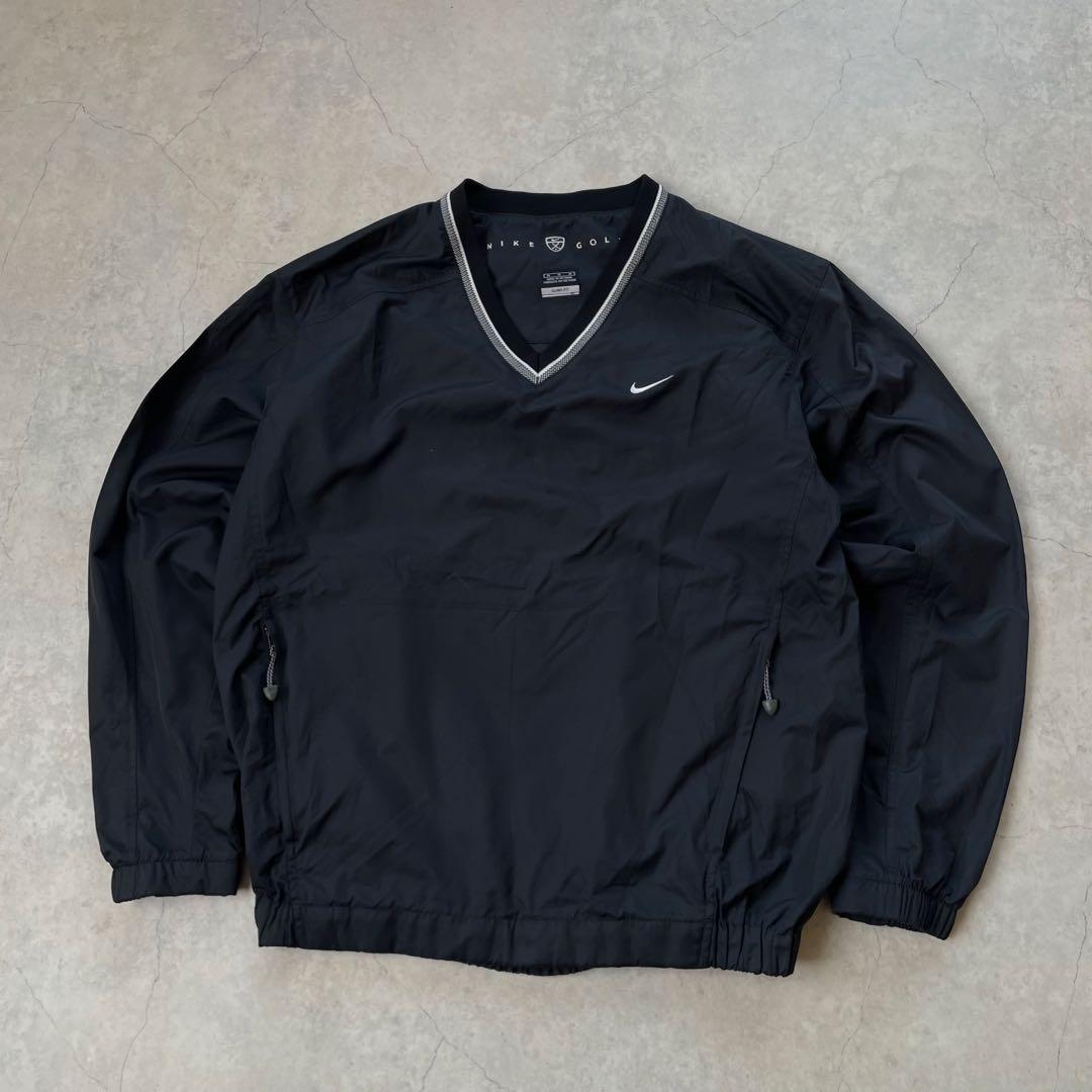 NIKE ナイキ プルオーバー ナイロンジャケット 黒