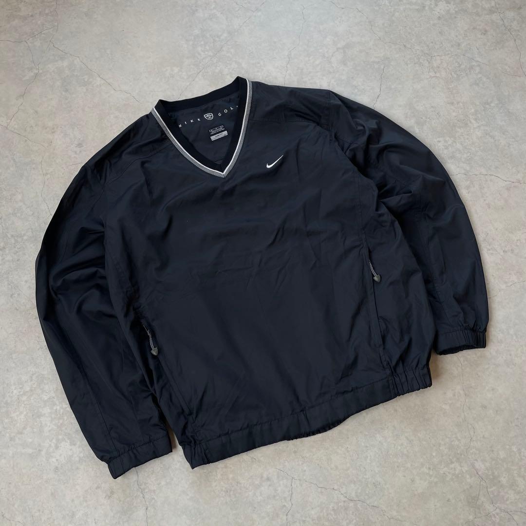 NIKE ナイキ プルオーバー ナイロンジャケット 黒