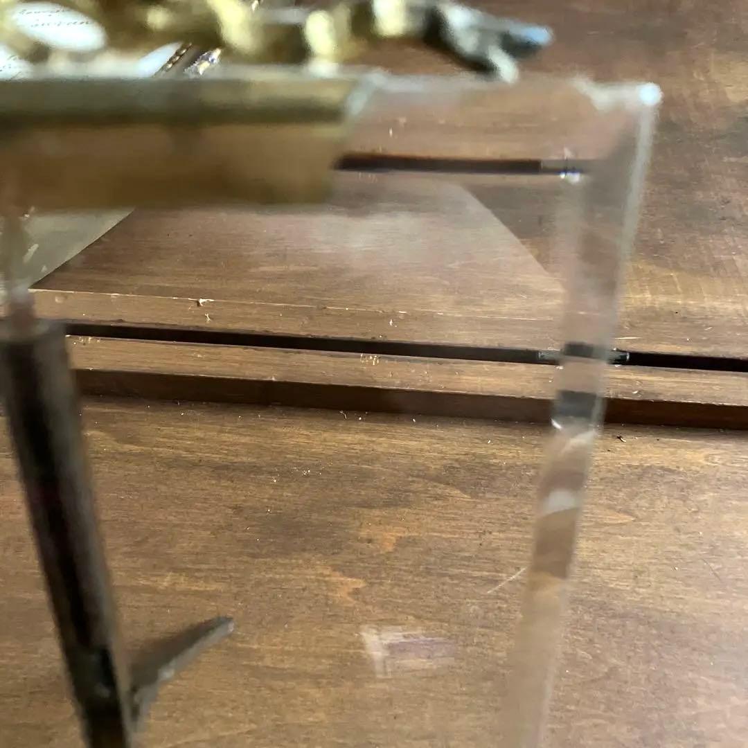 フランスアンティークフォトフレーム　フランスアンティーク額　ベベルガラス