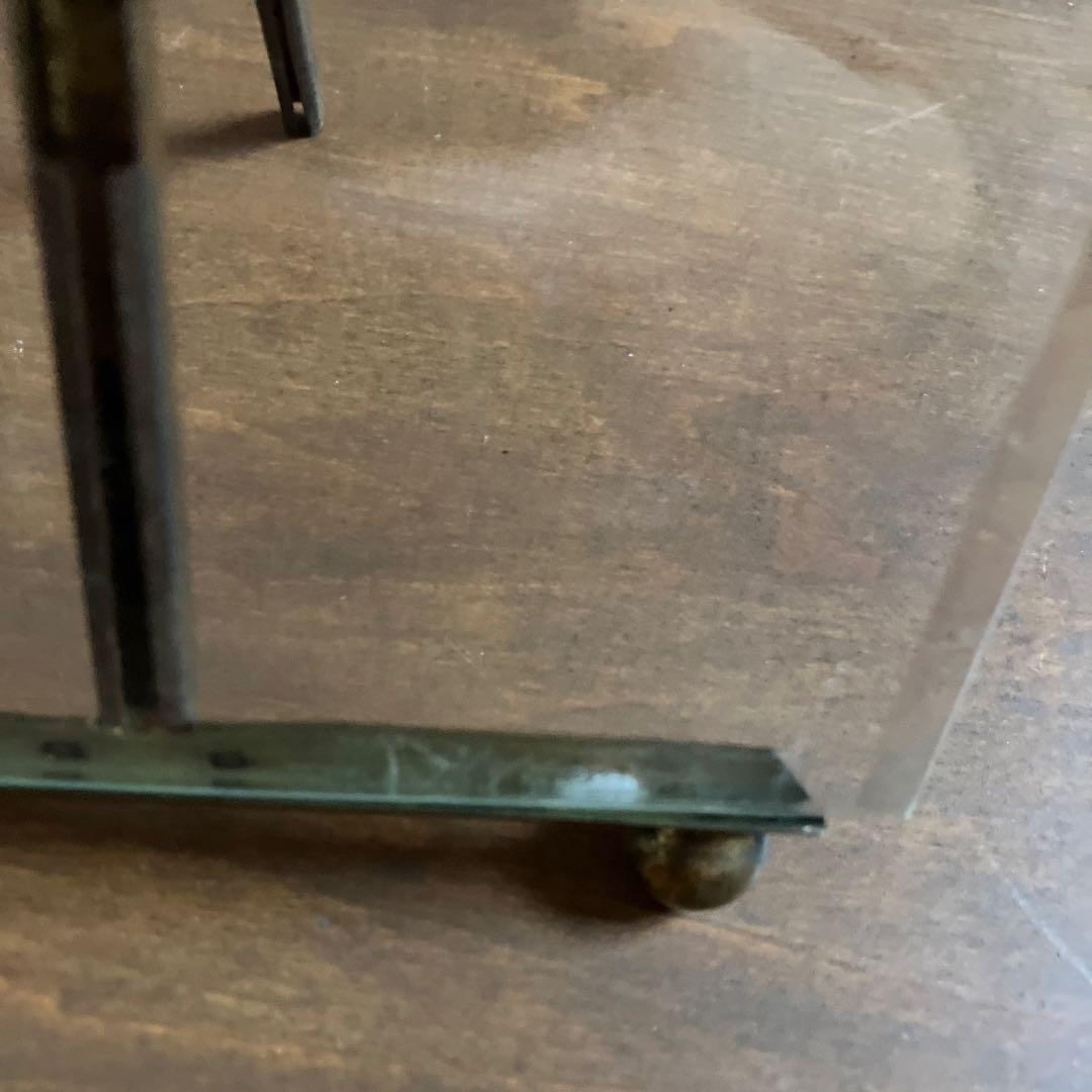 フランスアンティークフォトフレーム　フランスアンティーク額　ベベルガラス