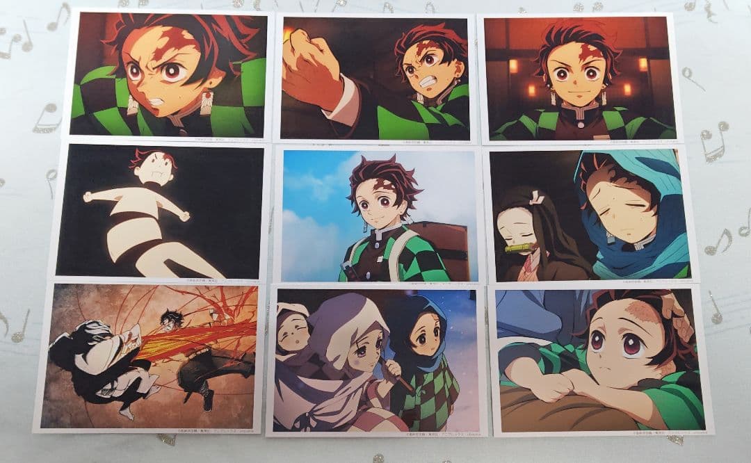 鬼滅の刃 場面写ブロマイドくじ 竈門炭治郎 我妻善逸 嘴平伊之助 57枚セット
