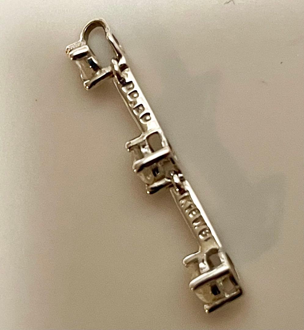 k18WG ダイヤモンド 0.30ct ネックレス ペンダントトップ