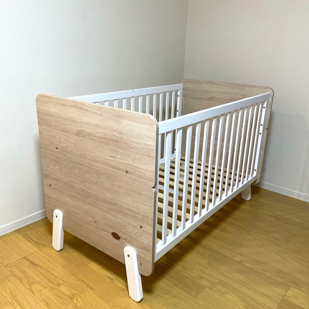 Boori ブーリ 3in1 ベビーベッド ナッティ フレームのみ