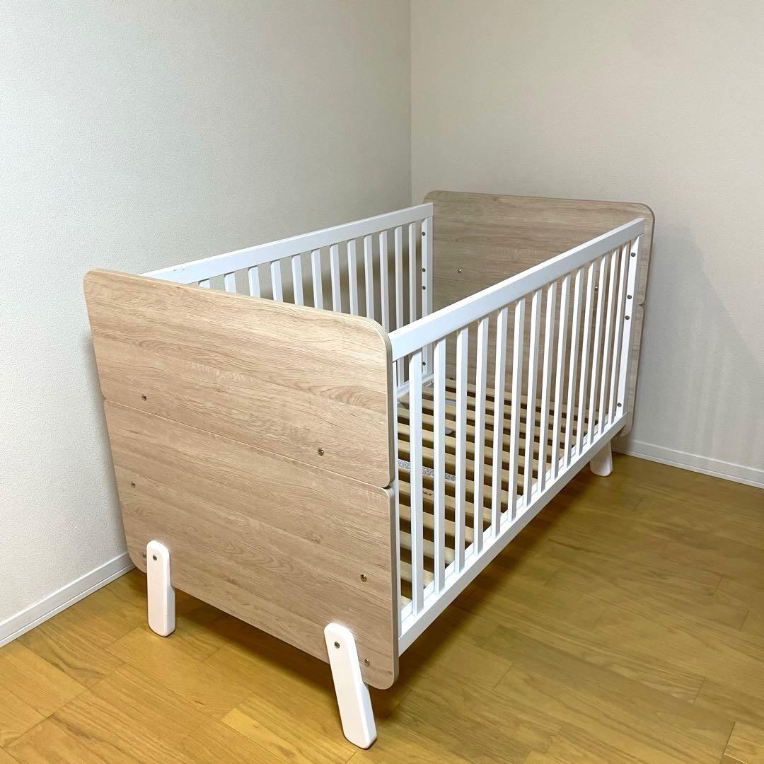 Boori ブーリ 3in1 ベビーベッド ナッティ フレームのみ