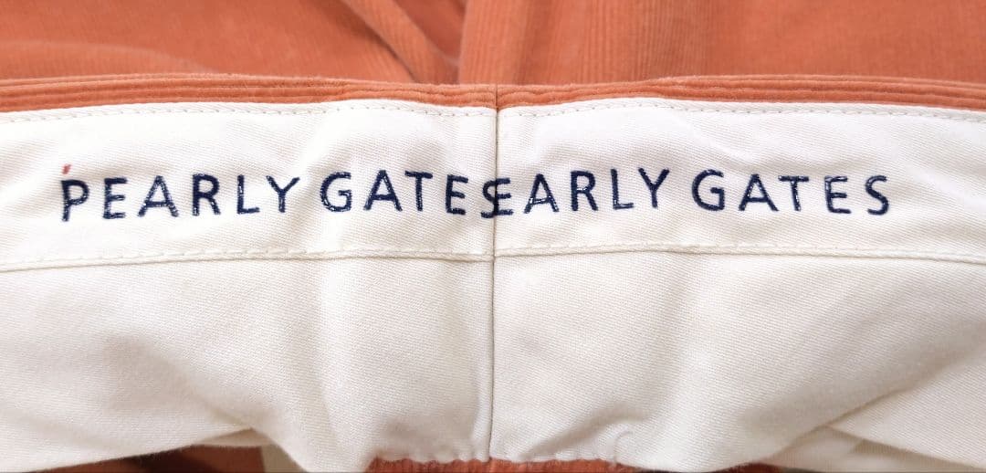 パーリーゲイツ「PEARLY GATES」フロントタック コーデュロイパンツ　２