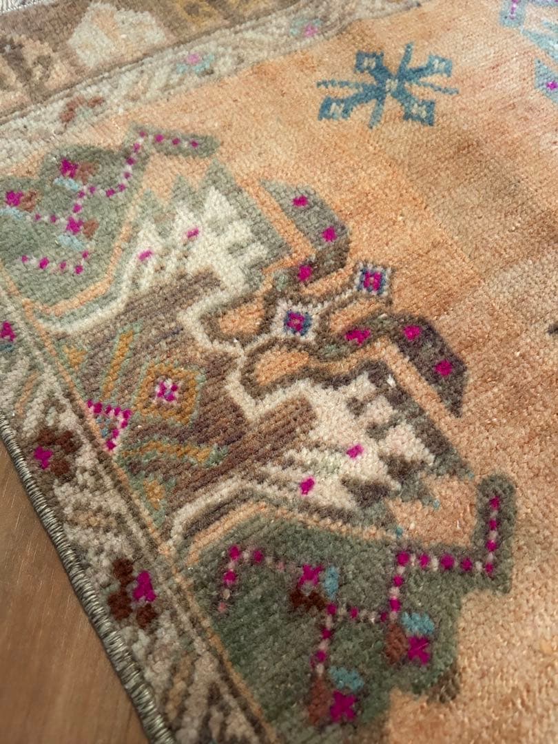 トルコ＊ヴィンテージラグ.105×52