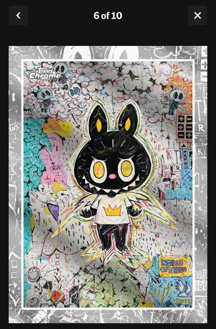 ［Topps Chrome］ Labubu THE MONSTERS 10TH