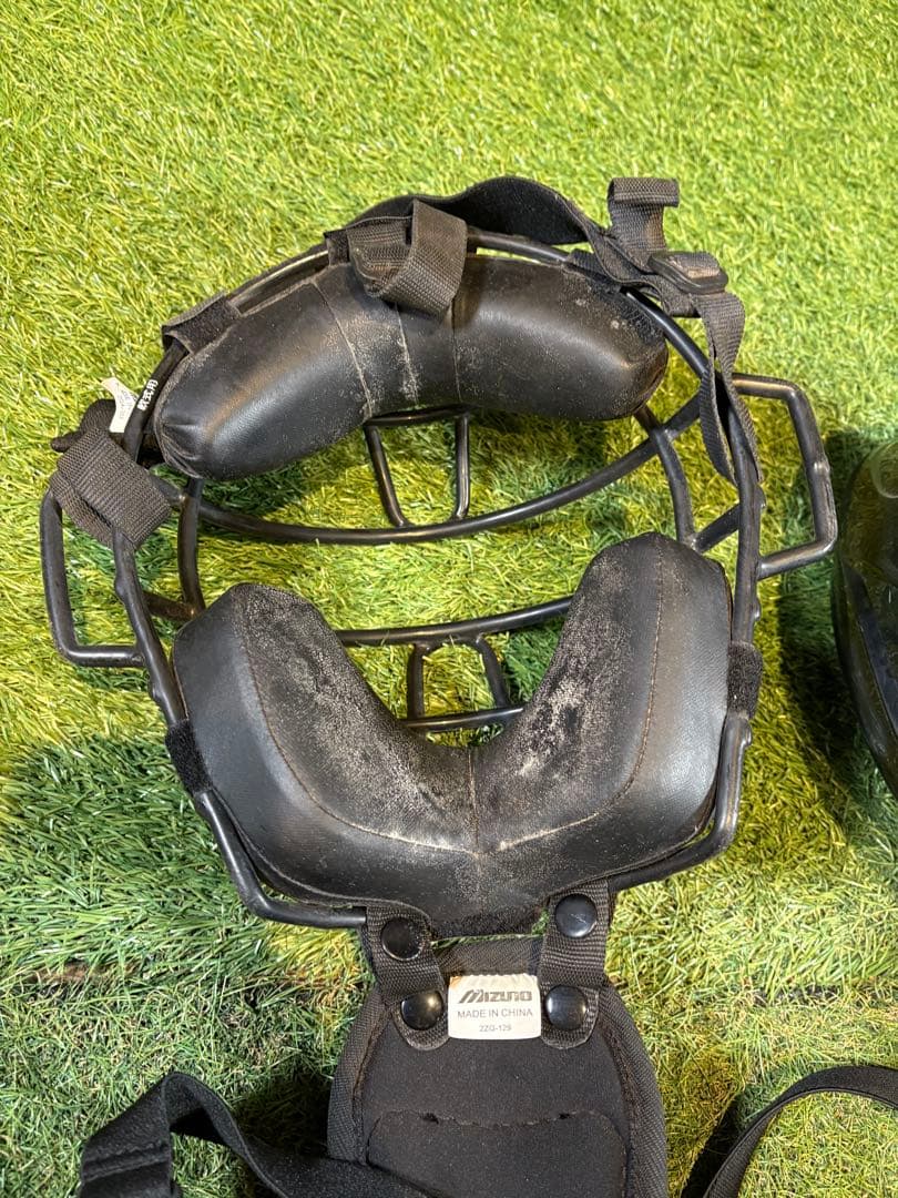 軟式 野球 ミズノ MIZUNO キャッチャー 防具 セット 黒 JSBB